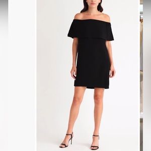 Charles Henry off shoulder black dress, size M